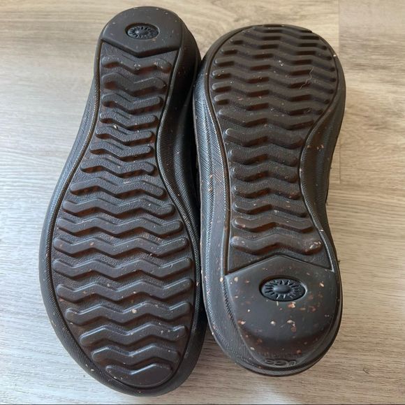 UGG Australia Black Fleeced Line Betty Slip on Clog Loafers, Size 8 - Picture 3 of 4